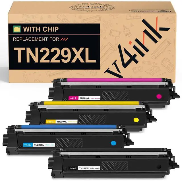 Main image of TN229XL TN229 XL High Yield Toner Cartridge Compatible Replacement for Brother TN229XL TN-229XL Use in HL-L3220CDW L3280CDW L3300CDW MFC-L3720CDW MFC-L3780CDW L3765CDW Printer (TN229XLBK/C/M/Y-4 Pack)