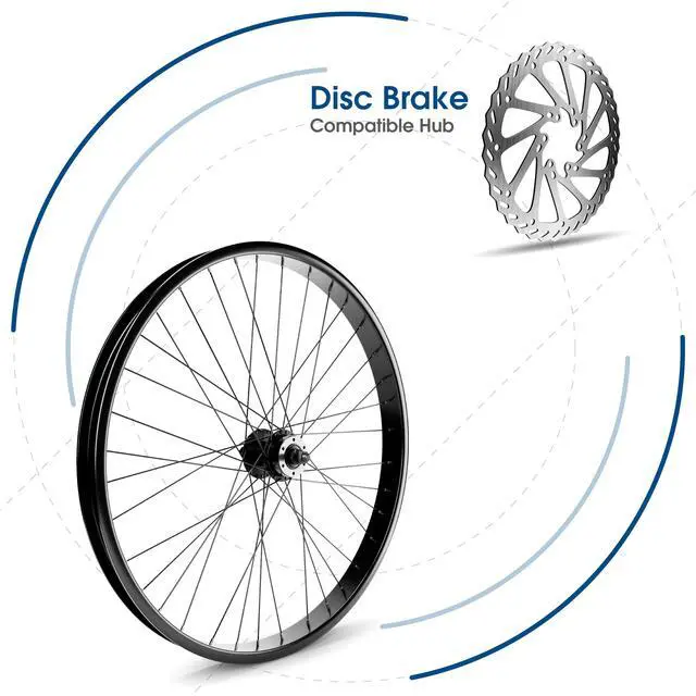 Alt view image 2 of 7 - BBR Tuning Heavy Duty 12 Gauge 26Inch x 1.25 Inch Rear Bike Rim - Bicycle Wheel - Mountain Bicicleta