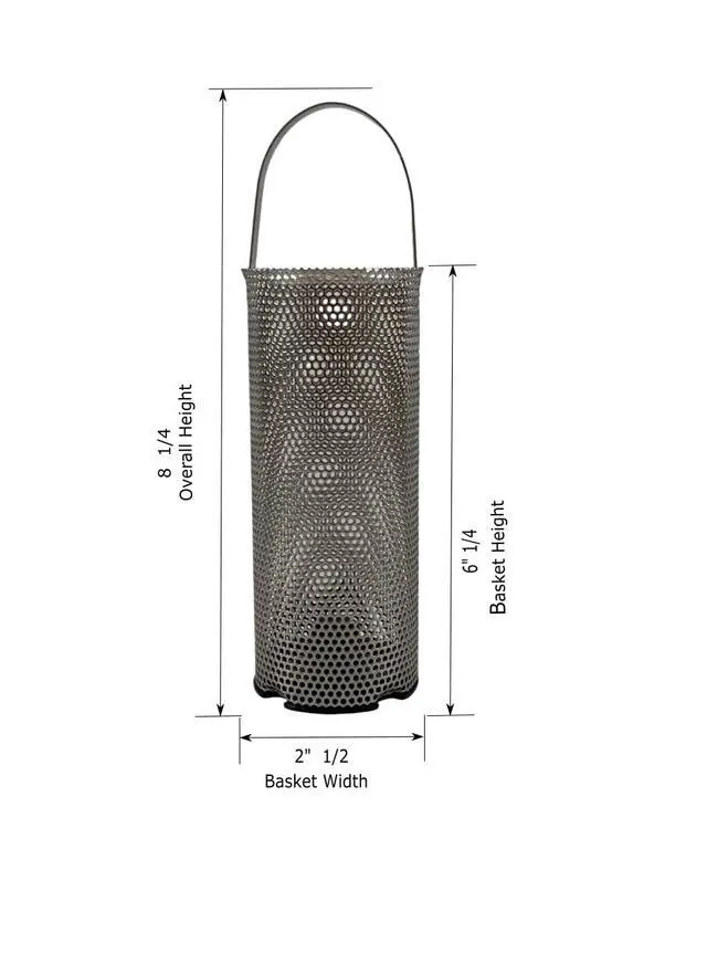 Alt view image 2 of 5 - Raw Water Strainer Basket, for Perko 0493 Series