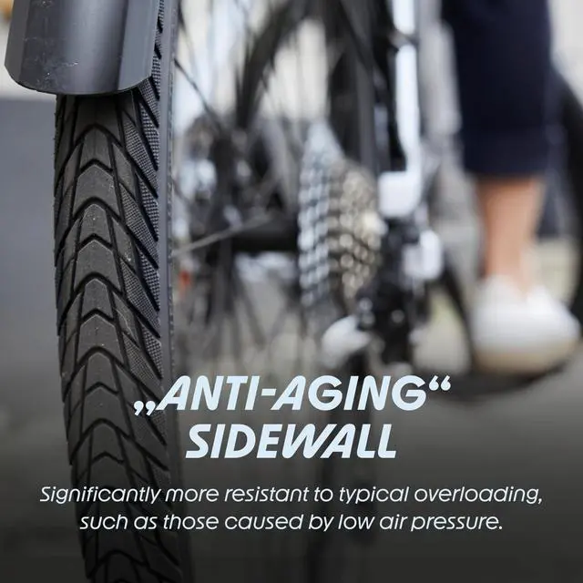 Alt view image 3 of 7 - Marathon Plus Bicycle tire- 16, 20, 24, 26, 27.5 & 28 inches Flat-Less tire for Bicycles SmartGuard