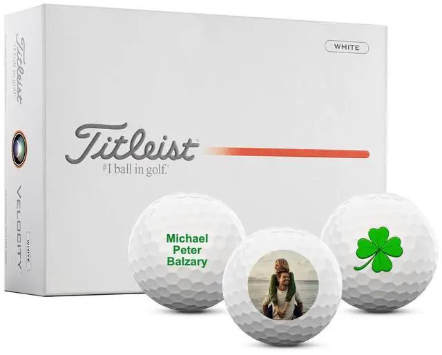 Main image of Titleist Velocity Personalized Logo Golf Balls