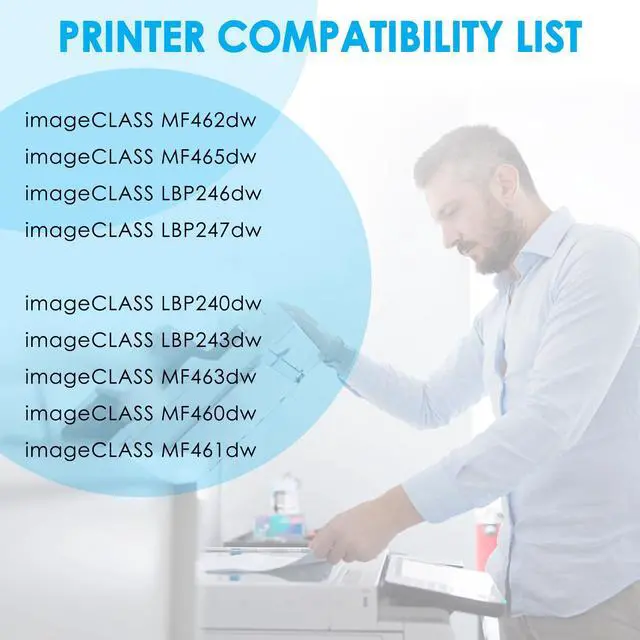 Alt view image 3 of 7 - 070H Black 10,200-Pages High Capacity Toner Cartridge Replacement for Canon 070H 070 H for Canon imageCLASS MF462dw MF465dw LBP246dw LBP247dw LBP240dw LBP243dw MF463dw Printer (2-Pack)