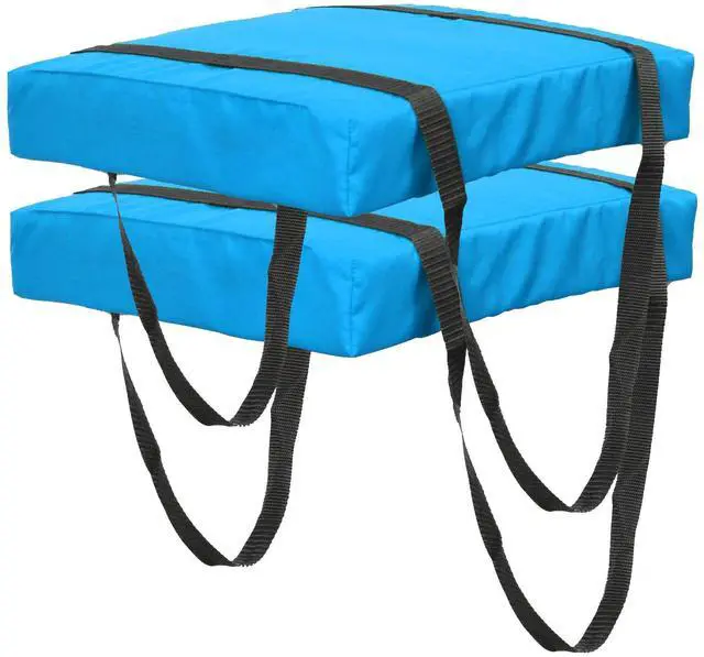 Main image of 2 Pack Type IV Boat Cushion USCG Approved Throwable Flotation Device; Coast Guard Approved Throw Preserver with Foam Cushion; throwable Boat Safety Device