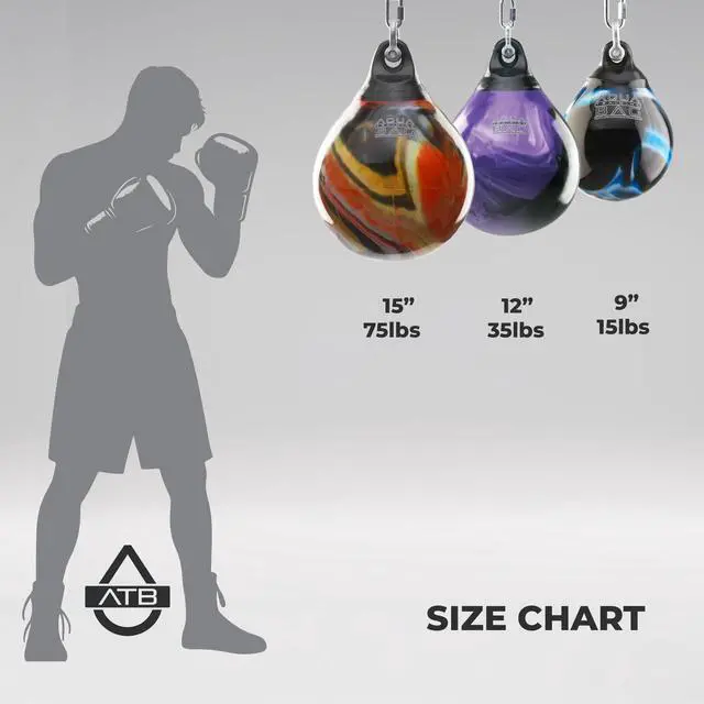Alt view image 4 of 5 - 9" 15 Pound Head Hunter Slip Ball Hybrid Punching Bag