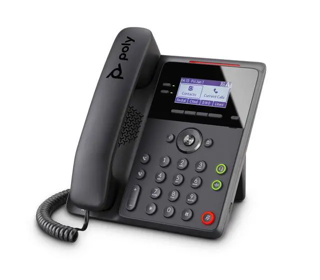 Alt view image 4 of 7 - Edge B20 IP Desk Phone, PoE (com) - Open SIP - Connect to 8 Lines, Contacts - Acoustic Fence Technology - RJ9 and 3.5mm Headset Ports Illuminated Keys Where You Need Them