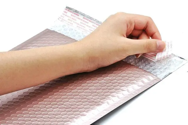 Alt view image 3 of 5 - ProLine 200 Matte Metallic Bubble Padded Mailers #2 8.5x12 Inch Self Seal Padded Envelopes (200 Matte Rose Gold)
