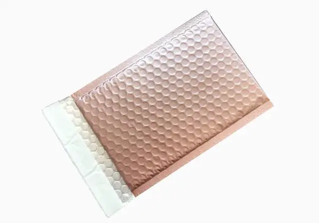Alt view image 3 of 4 - ProLine 200 Matte Metallic Bubble Padded Mailers #2 8.5x12 Inch Self Seal Padded Envelopes (100 Matte Rose Gold+100 Matte Purple)