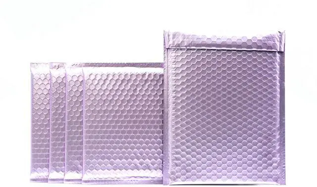 Main image of ProLine 200 Matte Metallic Bubble Padded Mailers #2 8.5x12 Inch Self Seal Padded Envelopes (200 Matte Purple)