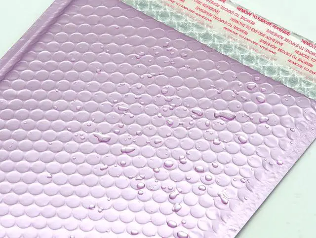 Alt view image 5 of 5 - ProLine 200 Matte Metallic Bubble Padded Mailers #2 8.5x12 Inch Self Seal Padded Envelopes (200 Matte Purple)
