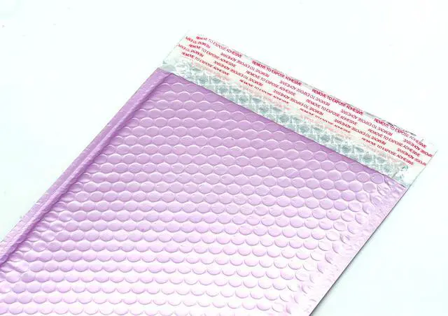 Alt view image 4 of 5 - ProLine 200 Matte Metallic Bubble Padded Mailers #2 8.5x12 Inch Self Seal Padded Envelopes (200 Matte Purple)