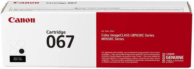 Main image of Genuine 067 Black Toner Cartridge Compatible with LBP633Cdw, LBP632Cdw, MF652Cdw, MF653Cdw, MF654Cdw, MF656Cdw