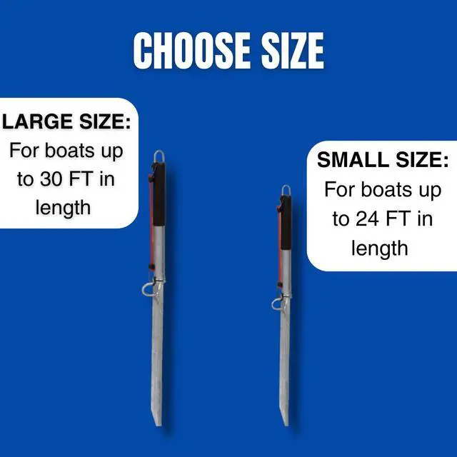 Alt view image 2 of 3 - Self-Hammering Beach Spike Anchor Heavy-Duty Sand Anchor for PWC, Jet Skis, Kayaks & Small Boats Hot-Dipped Galvanized Small & Large Sizes