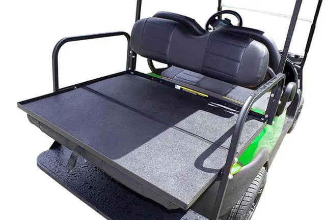 Main image of Rear Seat Golf Cart Mat Fold-Down EPDM Rubber Cargo Mat for Club Car, Yamaha, EZGO | Non-Slip, UV Resistant, Durable Golf Cart Mats for EZGO & More | Heavy-Duty Golf Cart Mats