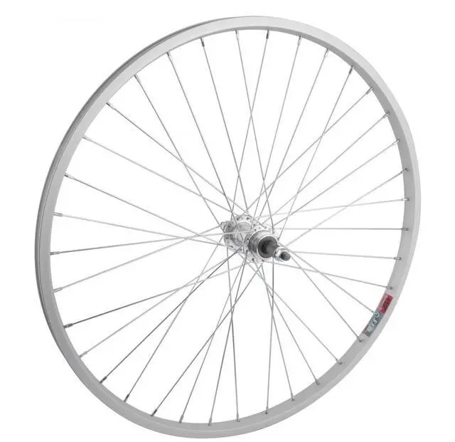 Main image of Rear Bicycle Wheel 26 x 1.5 36H, Alloy, 5/6/7 Speed Freewheel, Bolt On, Silver | bike-wheels