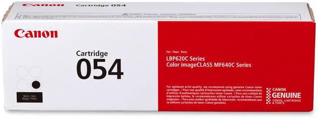Main image of Genuine 054 Black Toner Cartridge Compatible with LBP622Cdw, LBP623Cdw, MF641Cdw, MF642Cdw, MF644Cdw