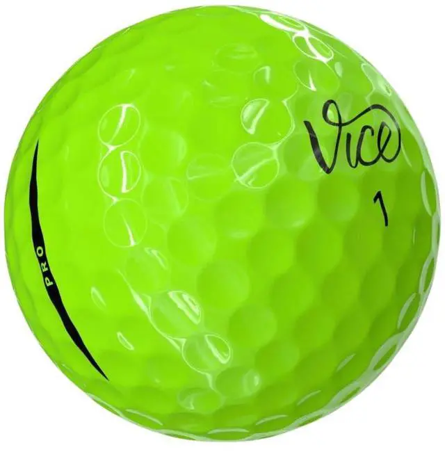 Main image of Vice Neon Mix Recycled & Golf Balls, Green | Choose Your Pack Size, Available in 12, 24, 36, 48, or 100 Golf Ball Quantities