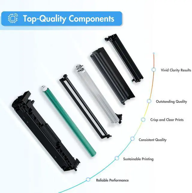 Alt view image 7 of 7 - 067 067H Toner Cartridge Set MF656Cdw MF654Cdw MF650C LBP632Cdw High Yield | Compatible for Canon 067 Color ImageCLASS LBP633Cdw MF653Cdw MF652Cdw MF651Cw LBP630C LBP631Cw MF655Cdw Printer Ink 4 Pack