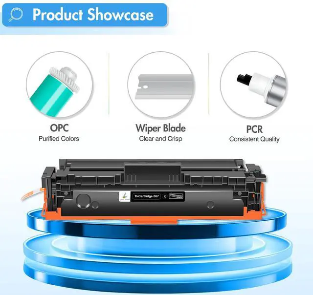 Alt view image 6 of 7 - 067 067H Toner Cartridge Set MF656Cdw MF654Cdw MF650C LBP632Cdw High Yield | Compatible for Canon 067 Color ImageCLASS LBP633Cdw MF653Cdw MF652Cdw MF651Cw LBP630C LBP631Cw MF655Cdw Printer Ink 4 Pack
