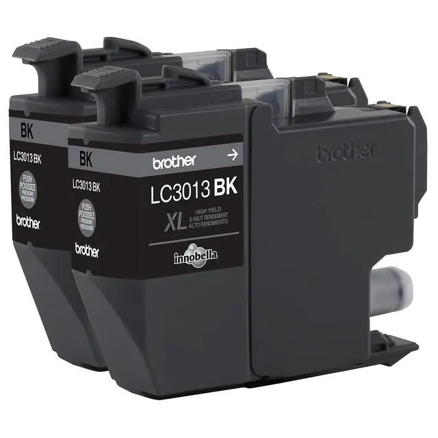 Alt view image 3 of 7 - Genuine LC30132PKS 2-Pack High Yield Black Ink Cartridges, Page Yield Up to 400 Pages/Cartridge, LC3013