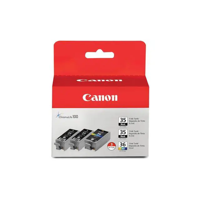 Main image of PGI-35/CLI-36 2 Genuine Black and Color Value Pack Compatible to iP100, iP110, TR150 and TR160 Printers