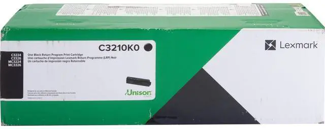 Main image of C/MC3224, 3326, 3426 Black Return Program 1.5K Print Cartridge (C3210K0), 1 Unit