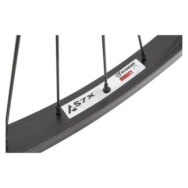 Alt view image 2 of 2 - Rear 26 x 1.75/2.125, WEI-AS7X, Black, 36H, 14g Blk Spokes | bike-wheels