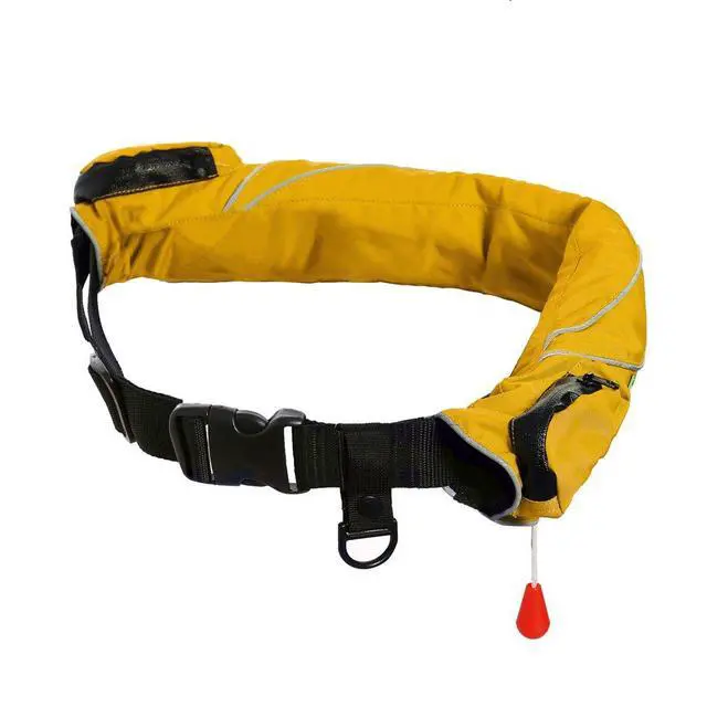 Alt view image 3 of 7 - Inflatable Life Jacket Life Vest Life Ring Belt Pack Waist Bag Manual