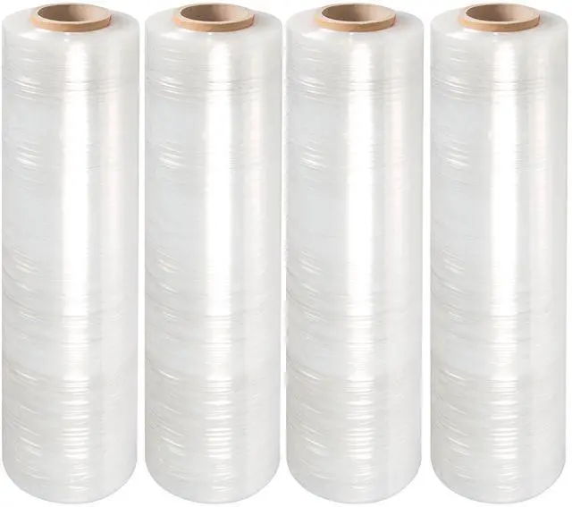 Main image of LTB 2060 Stretch Wrap Film 60 Gauge, 18 Inch x 1500 Ft Per Roll, Clear (4 Rolls Per Case)