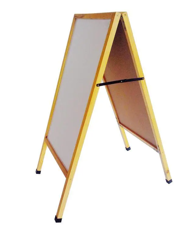 Alt view image 7 of 7 - ® A Frame Double Sided White Menu Board Dry Eraser 19X37X28 10235-SPECIAL