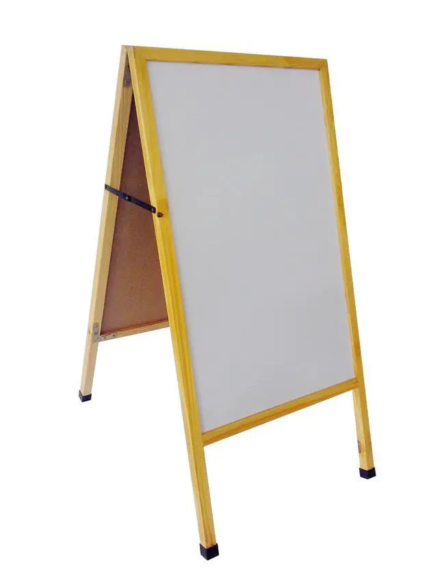 Alt view image 6 of 7 - ® A Frame Double Sided White Menu Board Dry Eraser 19X37X28 10235-SPECIAL