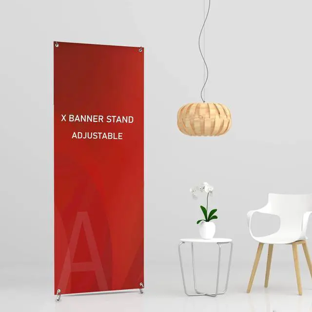 Main image of New & Premium Adjustable 36"x72" X-Frame Banner Stand Portable Travel Bag Trade Show Exhibition