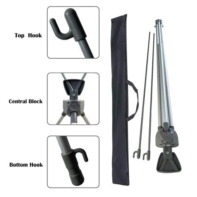 Alt view image 2 of 7 - New & Premium Adjustable 36"x72" X-Frame Banner Stand Portable Travel Bag Trade Show Exhibition