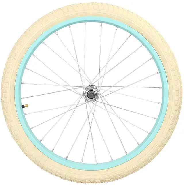 Main image of 20 Inch Front Wheel for Kid Bike, 20" Replacement Bicycle Wheels with Bike Tire and Inner TubeCompatible with Rim Brake for 20 in Children Bikes, Boys Girls Bicycles