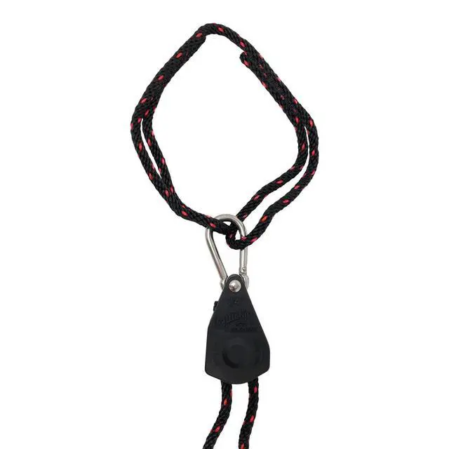 Alt view image 5 of 7 - Boat Cover Support System: Mooring Cover Suspension with Rope Ratchet Pulley, Marine Grade Material, Universal Fit Wakeboard Tower, Bimini & T-Top Compatible