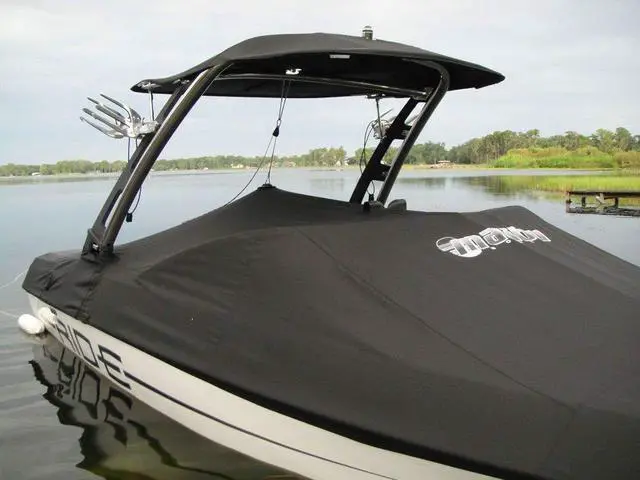 Alt view image 7 of 7 - Boat Cover Support System: Mooring Cover Suspension with Rope Ratchet Pulley, Marine Grade Material, Universal Fit Wakeboard Tower, Bimini & T-Top Compatible