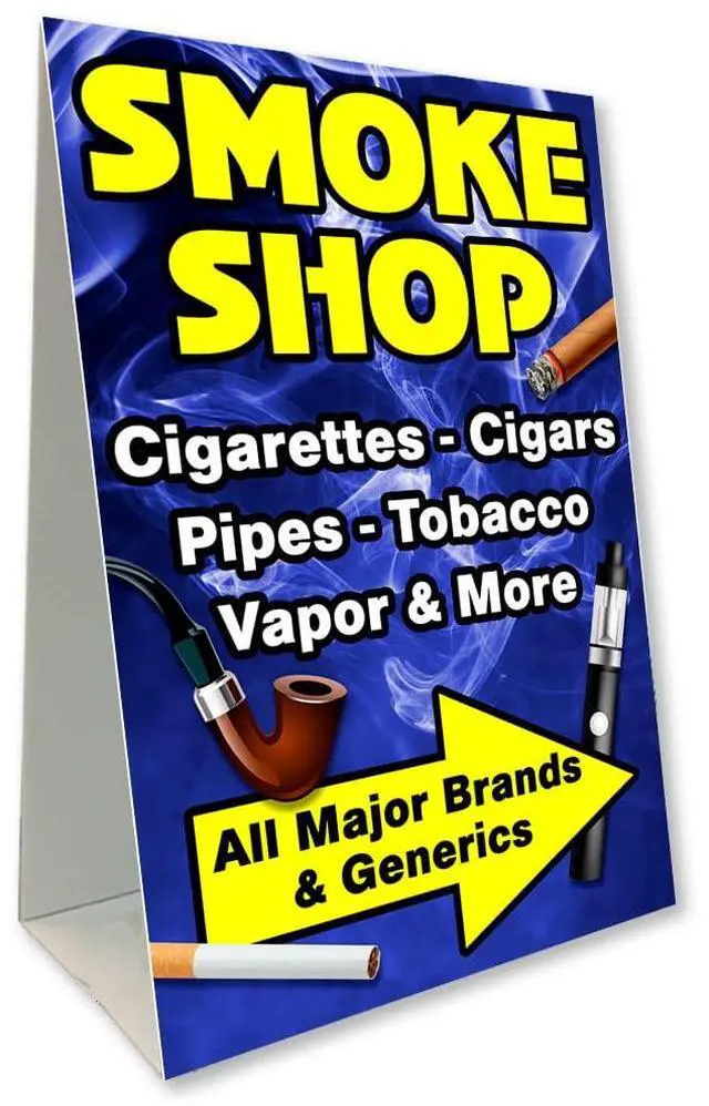 Main image of Smoke Shop Economy A-Frame Sign