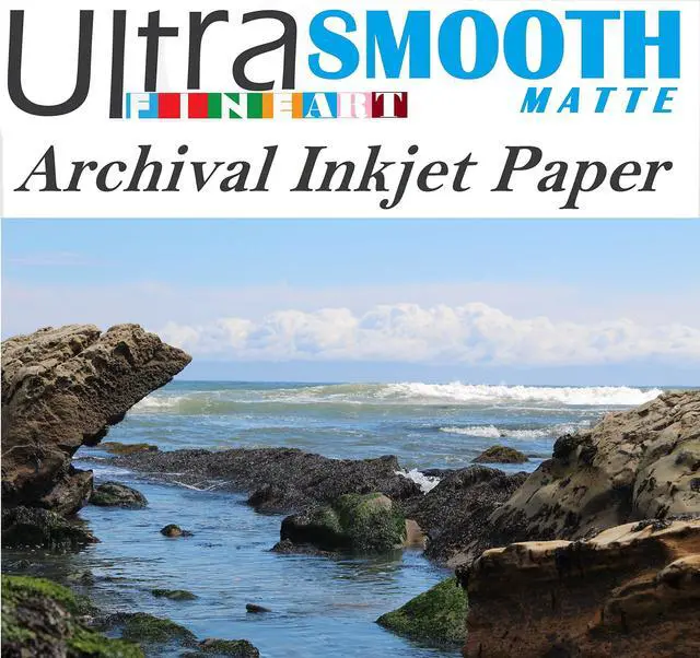 Main image of Smooth Matte FineArt 100% Cotton Rag Archival 265 gsm 15mil Inkjet Paper 13 x 19/50 Sheet Box
