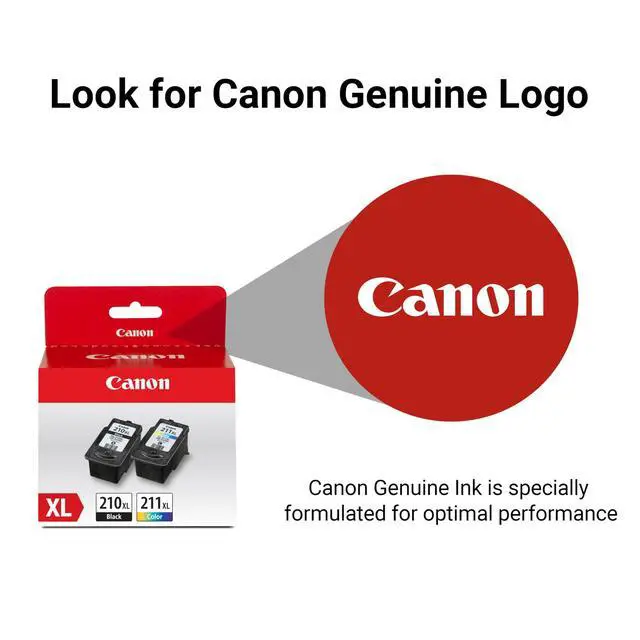 Alt view image 4 of 7 - PG-210 XL / CL-211 XL Genuine Ink Value Pack (2 Cartridges), Compatible with MX320/330/340/350/410/420, MP240/250/270/280/480/490/495, iP2702