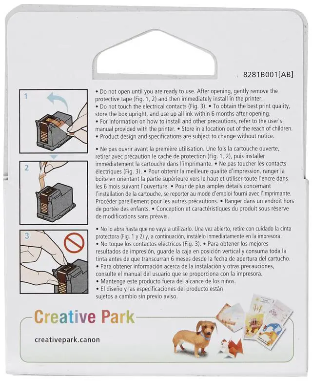 Alt view image 3 of 7 - CL-246 Genuine Color Ink Cartridge, Compatible with iP2820, MG2420/2924/2920/3020/2522/2525, MX492, TS3120/302/302a/202/202a/4520/3320 (Pack of 2)