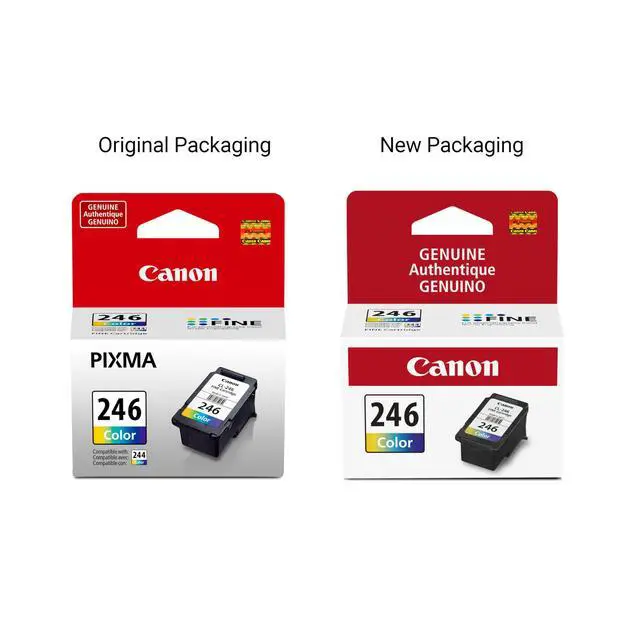 Alt view image 5 of 7 - CL-246 Genuine Color Ink Cartridge, Compatible with iP2820, MG2420/2924/2920/3020/2522/2525, MX492, TS3120/302/302a/202/202a/4520/3320 (Pack of 2)