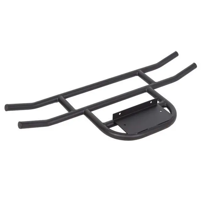Alt view image 4 of 7 - Front Golf Cart Brush Guard Tubular Bumper Compatible with 1981 and Up Club Car DS Gas and Electric Models Black Front Brush