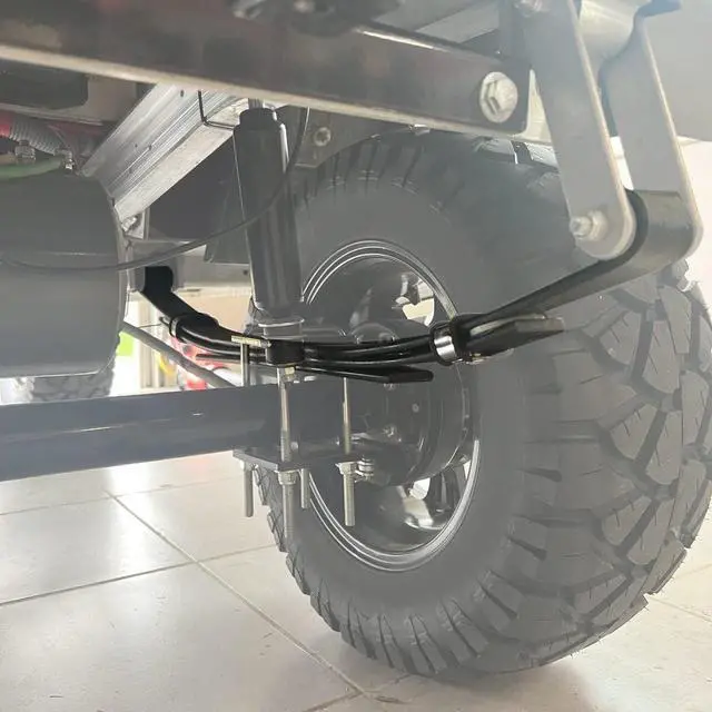 Alt view image 7 of 7 - Rear Leaf Springs Compatible With Club Car DS Golf Cart 1981-Up Heavy Duty 3 Leafs with Bushings and Sleeves/Set of 2