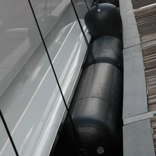 Alt view image 3 of 5 - Heavy-Duty Inflatable Fenders for Boats Yacht Sailboats Covers Need to be Purchased Separately