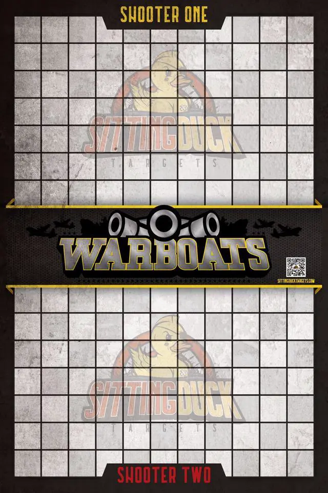Alt view image 3 of 5 - War Boats Shooting Target | 12x18 Inch Stick & Strike Targets | Interactive Game Shooting Targets
