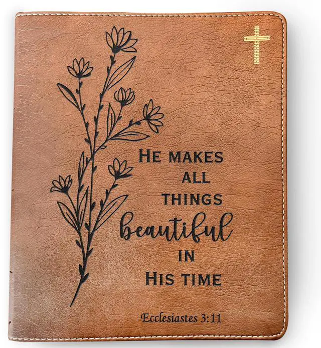 Main image of Custom NIV Journaling Bible, Custom Engraved Bible, New International Version, Christian Gifts, Baptism Gifts