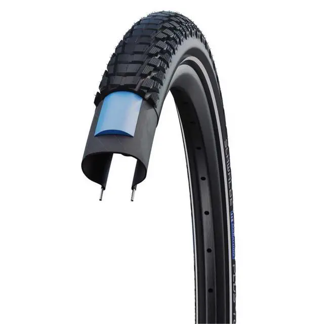 Alt view image 3 of 4 - Marathon Plus Tour 700x47c Tire - Puncture-Resistant, SmartGuard & Addix Green Eco-Friendly, E-Bike & Touring Hybrid Clincher with Reflective Sidewall | bike-tires
