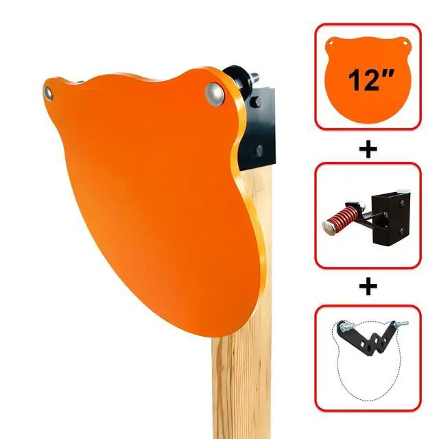 Alt view image 2 of 7 - AR500 Steel Shooting Target with 2x4 Target Hanger
