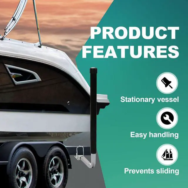 Alt view image 4 of 7 - Boat Trailer Guide Poles for Ski Boat, Fishing Boat, Sailboat, Kayak, Canoe (Size and Color Selected)