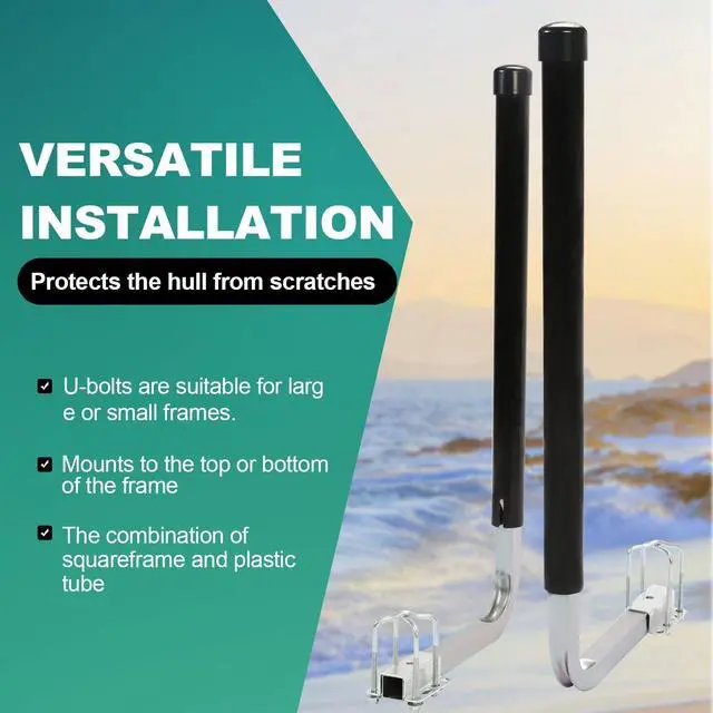 Alt view image 7 of 7 - Boat Trailer Guide Poles for Ski Boat, Fishing Boat, Sailboat, Kayak, Canoe (Size and Color Selected)