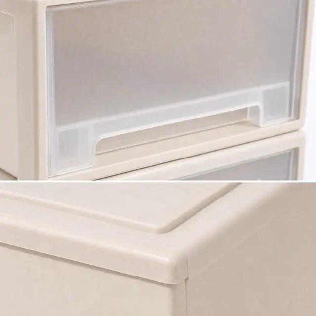 Alt view image 5 of 7 - 18 Quart Plastic Stacking Chest of Drawer, Storage Drawer Box, 3 Pack